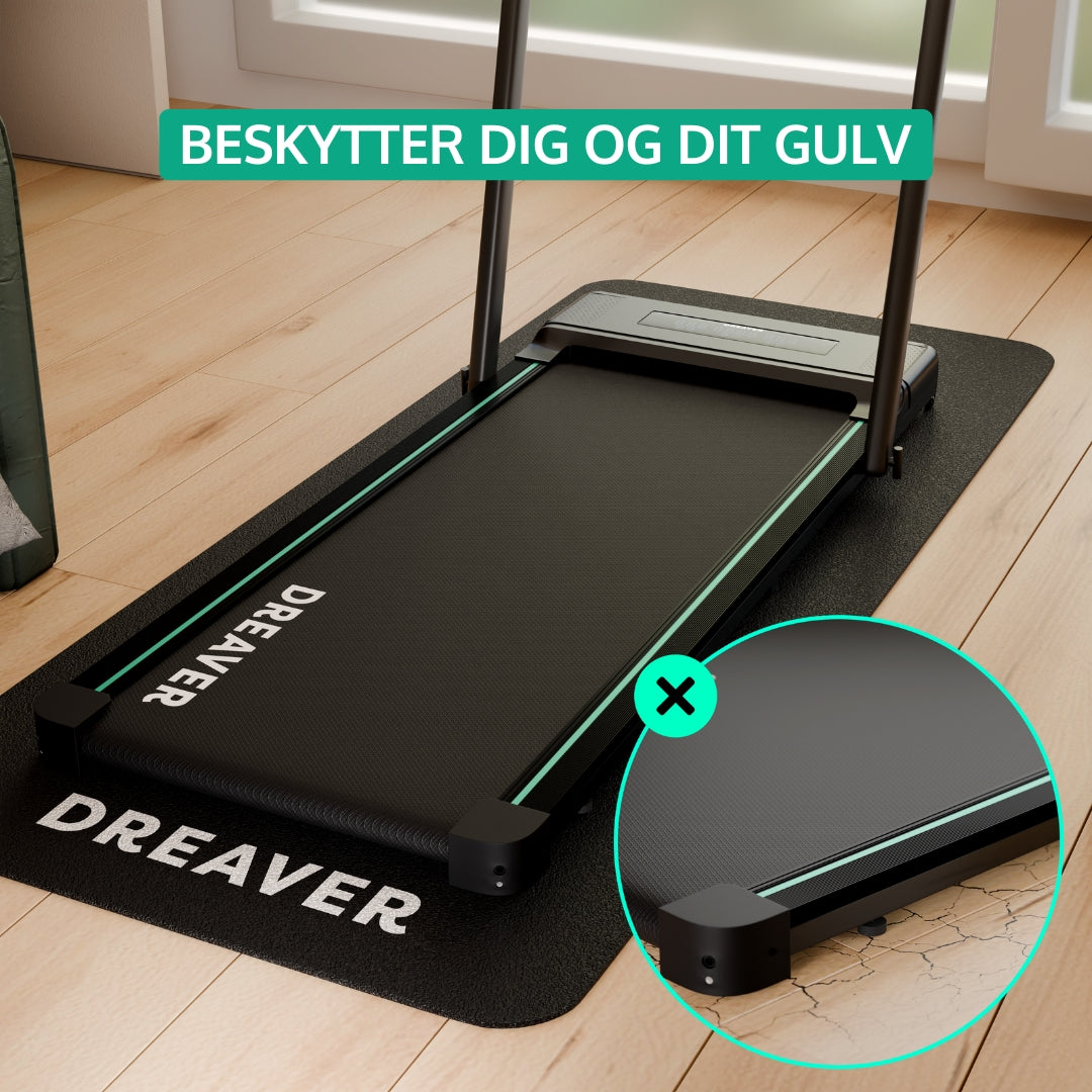 Dreaver - skridsikker beskyttelsesmåtte - ekstra stødabsorbering og gulvbeskyttelse